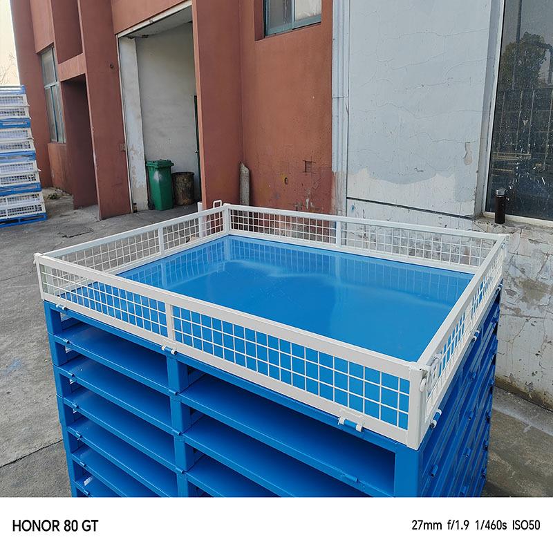 钢托盘源头工厂立库托盘免费方案设计大型钢厂原材料可折叠