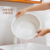 五月花水桶带盖脸盆套装 塑料储水桶学生宿舍用品加厚手提家用洗衣