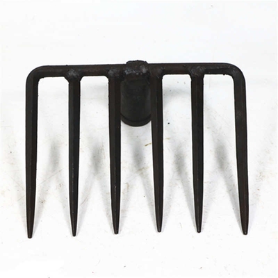 包邮6齿耙8齿耙锄钉耙农用尖齿耙子勾杂物配木柄铁耙带柄小铁耙子