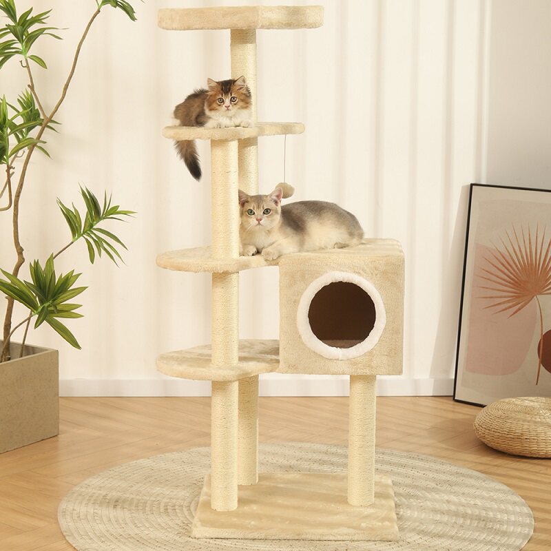 宠物猫爬架大型爬架玩具猫窝猫树一体猫用品通天柱跳台树干猫架子