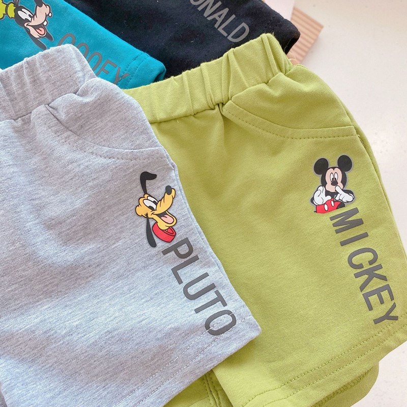 男童短裤夏季外穿幼童婴儿薄款夏装洋气童装纯棉卡通小童宝宝裤子