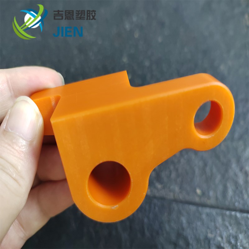 橘红色电木板工装治具加工 FR4玻纤绝缘板长条隔热垫片游星轮定制