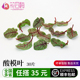 红丝酸膜叶 饰花草特色配菜 新鲜红脉酸模叶30片 大酒店西餐摆盘装