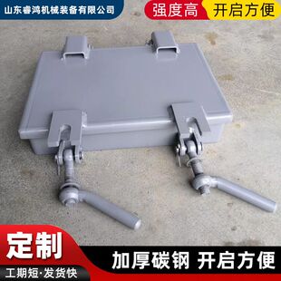 方形常压快开手孔锅炉储罐快开门密封检修门矩形快开检查门观察口