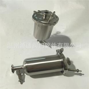 厂家直供 带排气阀管道过滤器 保安过滤器 快装过滤器