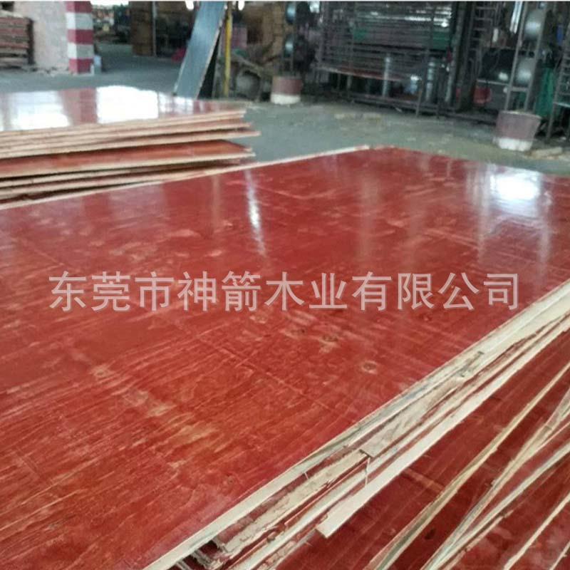 建筑模板红色模板多层板18mm工地施工胶合板厚薄均匀木工板厂家