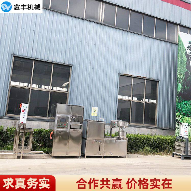 半自动豆腐干机设备价钱 自动切豆腐干机器 免费培训技术
