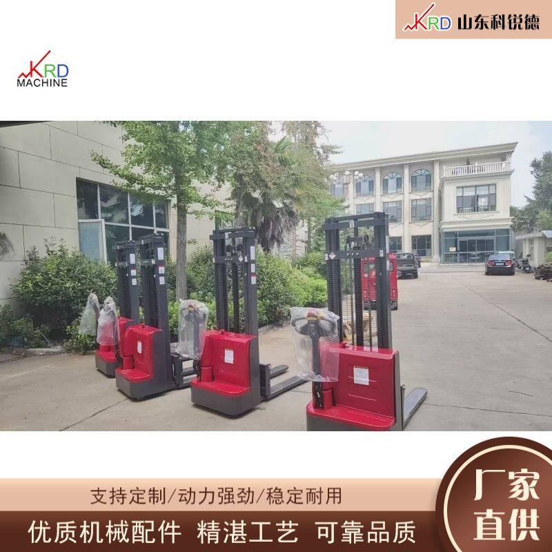 站驾式电动堆高车 仓储货运堆垛升高车 超市仓库电动堆高车