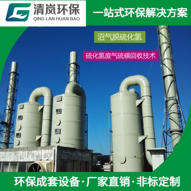 沼气脱硫设备废气喷淋塔处理硫化氢硫磺回收技术多介质耐腐蚀厌氧