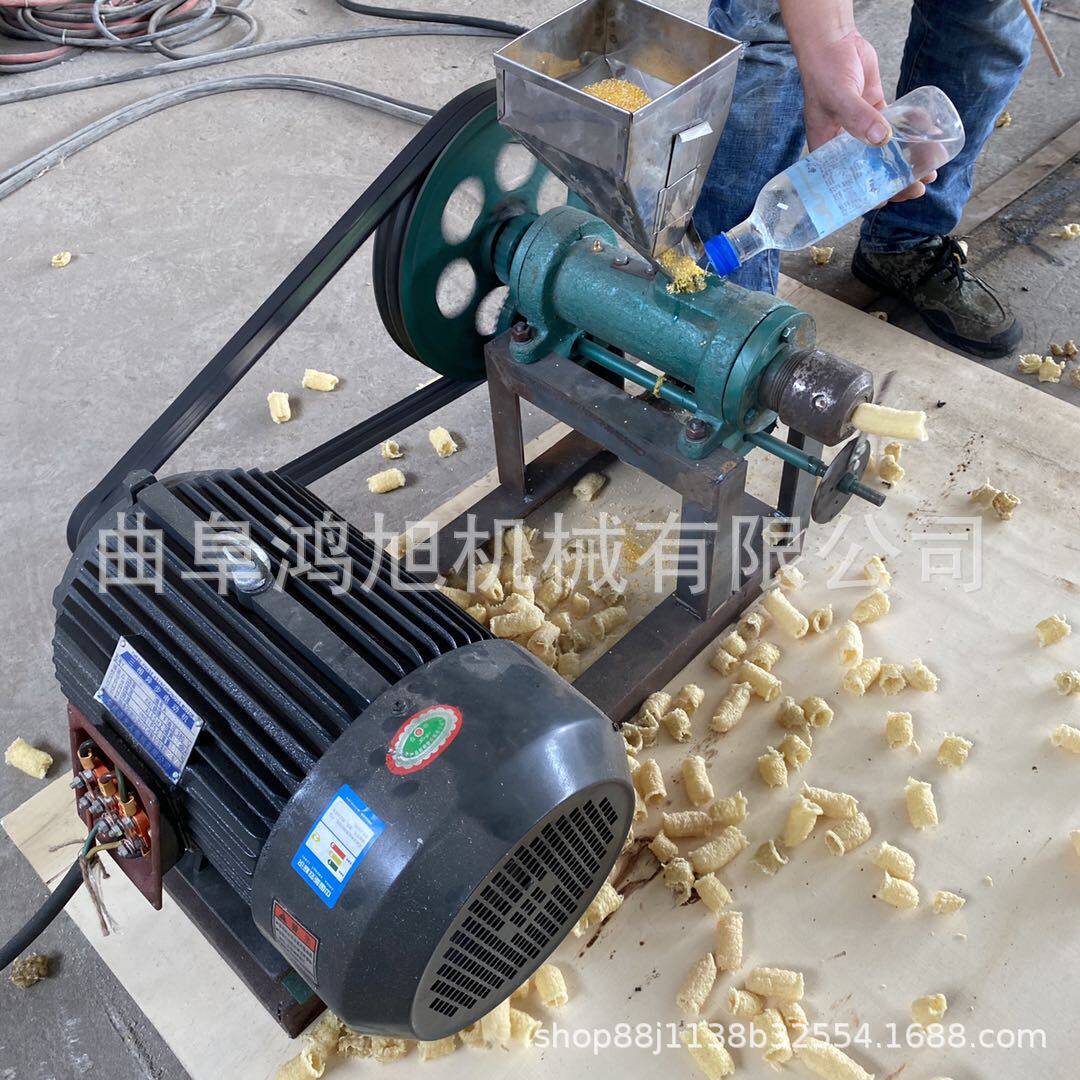 汽油动力低噪音爆米花机 多功能五谷杂粮膨化机米面组合机 空心棒