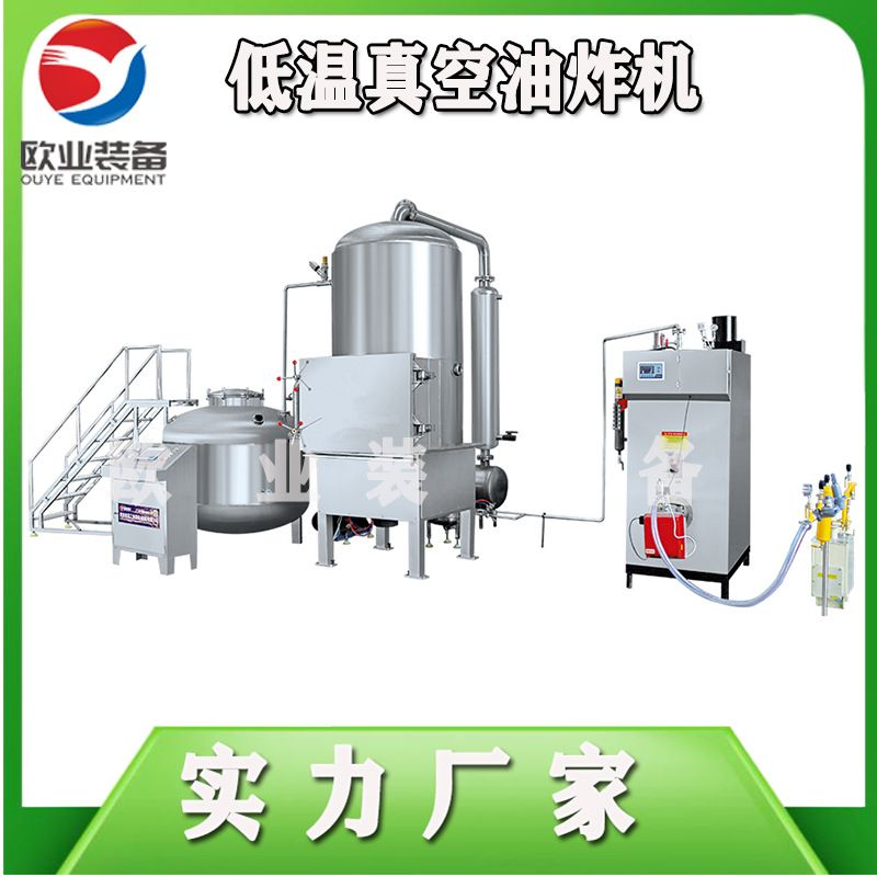 广东榴莲蜜低温油炸机 香蕉片真空油炸设备 芒果脆片低温真空油炸