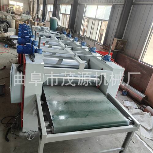 婴儿枕硅胶双面滚胶机  床垫子滚冷胶滚胶机 单双面滚胶渗透设备