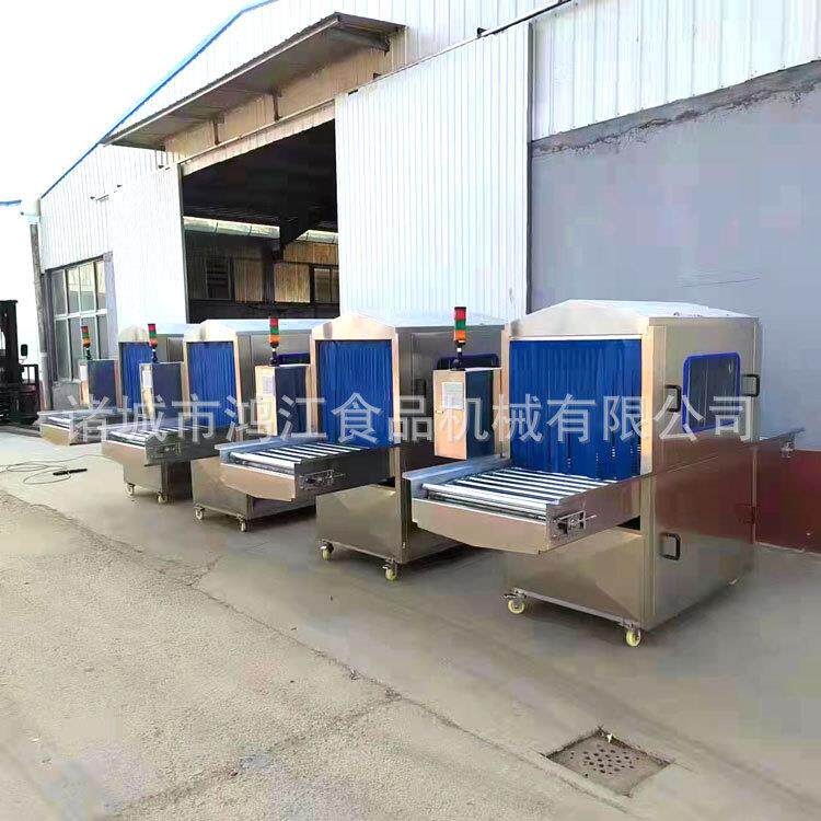 喷雾式消毒机大型 面条连续式消毒设备厂家 袋装冻产品杀菌机器