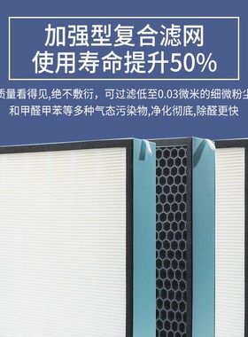 适配352空气净化器X80 X80C X83 C标准滤芯中效高效活性炭过滤网