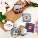 敦煌文化创意化妆镜平镜随身小镜子莫高窟飞天圆形双面旅游伴手礼