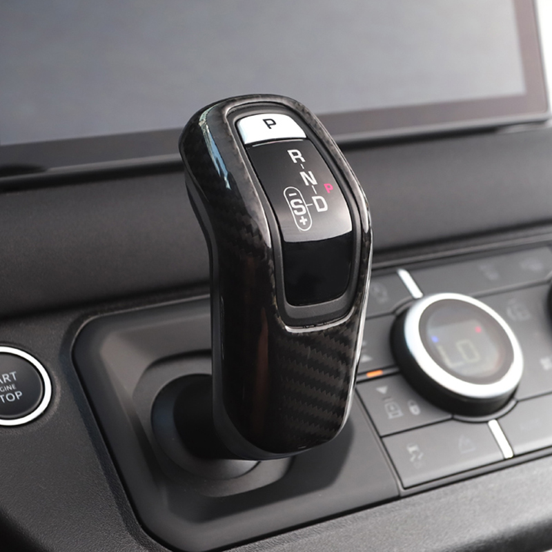 20-23款路虎全新卫士中控空调出风口排挡水杯框真碳纤维内饰改装