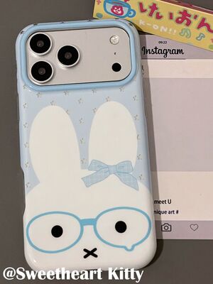 U2 ins古早蓝色星星米菲兔适用iphone17promax苹果16手机壳15少女