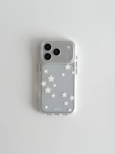 U2 适用时髦小众透明星星苹果17新款简约手机壳iPhone16pro Max小清新个性15防摔保护套