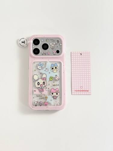 U2 可爱透明拓麻歌子适用苹果17promax全包iPhone16少女心15手机硬壳 防摔保护套