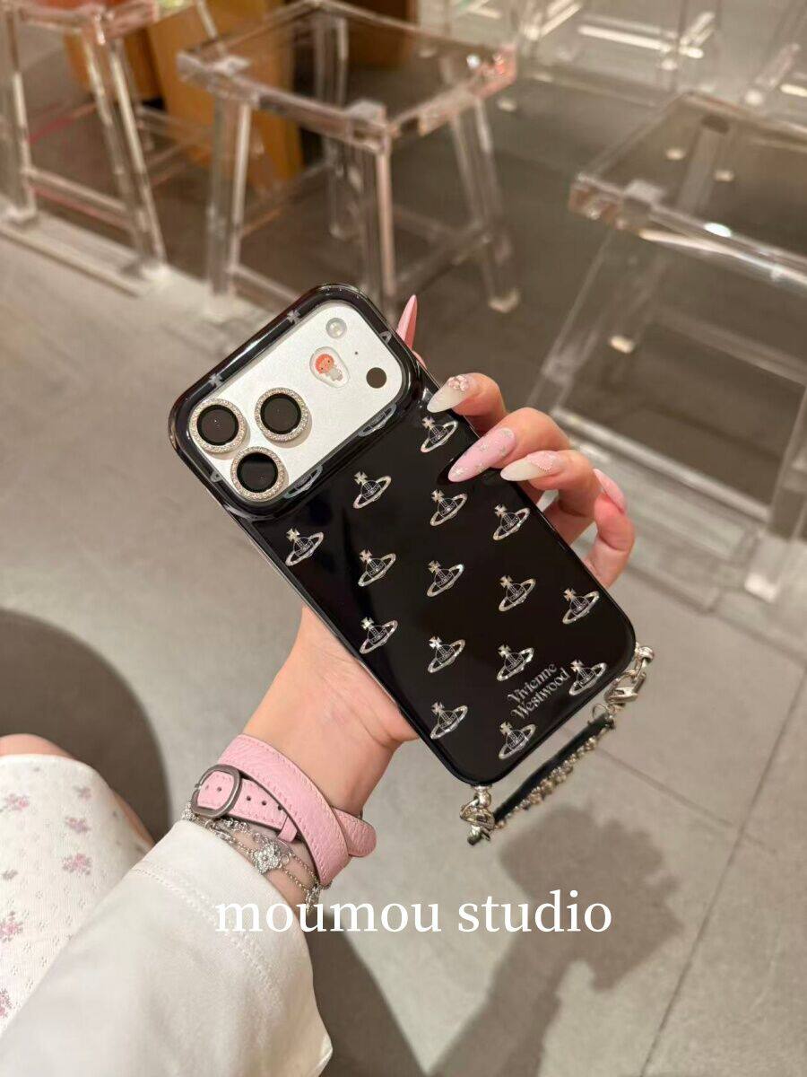 U2 甜酷个性黑底满屏星球适用于iPhone17promax新款小众手机壳苹果16pro小清新简约派15防摔保护套