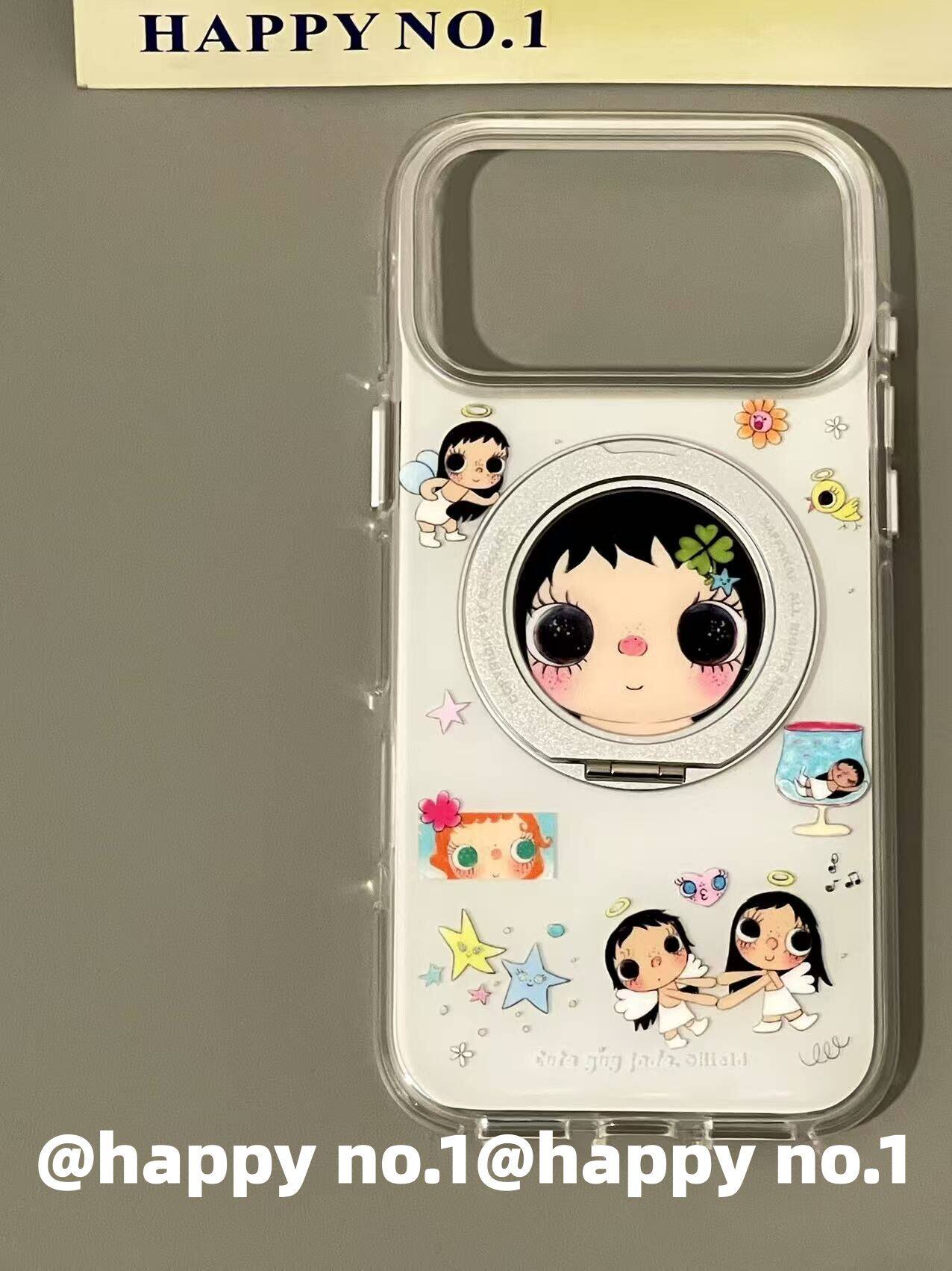 U2 磁吸一体支架天使小玉适用苹果iPhone17pro Max新款手机壳16可爱小众15防摔保护套