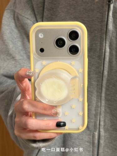 U2 满屏黄星星二合一磁吸苹果17promax新款小众手机壳iphone16小清新简约15防摔保护套网红