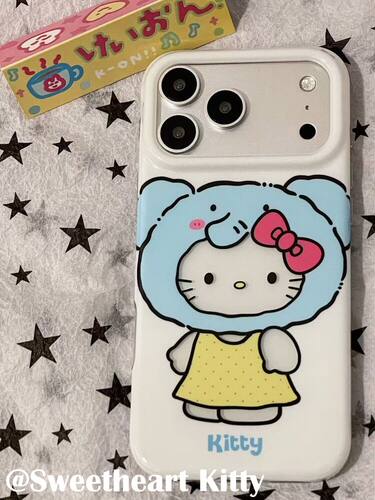 U2 ins古早大象头套kitty适用iphone18promax苹果17手机壳16可爱