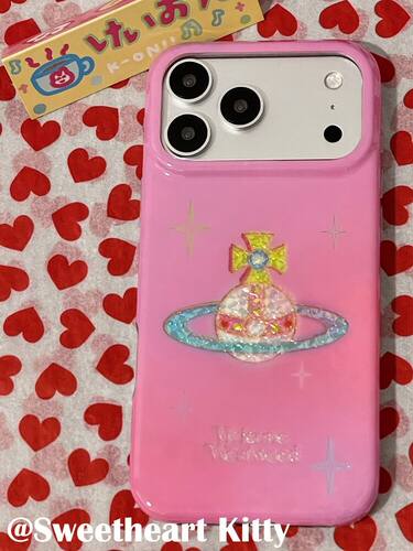 U2 ins古早玫粉色闪钻土星适用iphone17promax苹果16手机壳15少女
