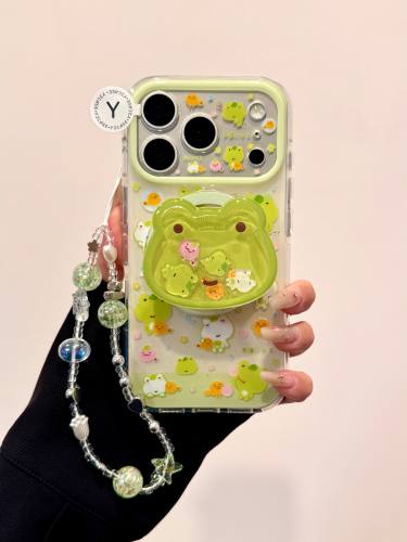 U2 可爱古早萌系明日蛙IMD双层手机壳适用iPhone17pro Max新款小众苹果16卡通图案15防摔保护套