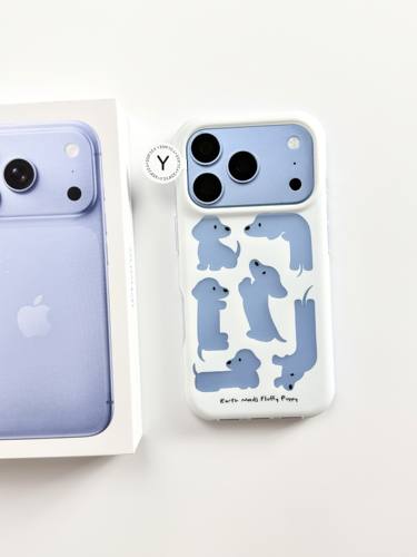 U2 磨砂壳•可爱透明腊肠狗IMD双层手机壳适用iPhone18系列