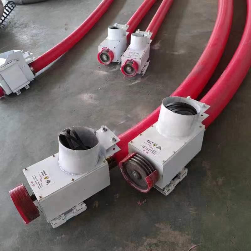 糠柏木屑沙子软管吸粮机软绞龙式抽粮装车机牛筋管式8米长抽料机