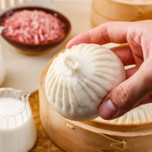 扬州特产东园h包子速冻早餐青菜肉包子豆沙速冻大包子早餐馒头包