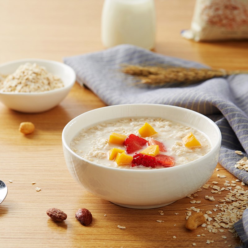 桂格即食燕麦片1000g袋装谷物冲饮免煮X早餐桶装麦片