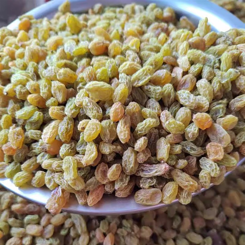 新货新疆a吐鲁番葡萄干绿色无核提子干果散装整箱20斤包邮奶茶蛋