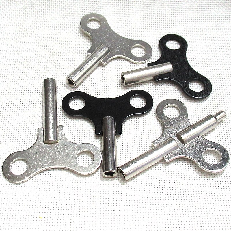 北极星落地钟 机械钟表挂座钟配件老式上发条上弦钥匙内