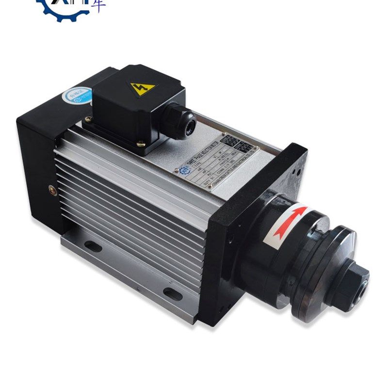 夹锯片电机风冷高速主轴夹砂轮木工铝材钢铁铜切割电锯电机变频调