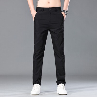 加长版男裤子瘦高个子男生190cm小直筒夏季薄款大长腿110115120cm