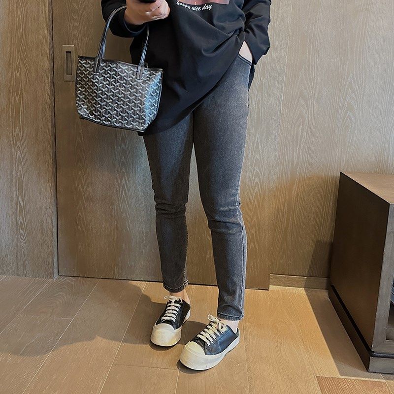 铅笔小鑫大码女装百搭弹力高腰小脚牛仔裤胖MM显瘦简约铅笔裤,女装/女士精品,大码裤装,淘宝优惠券,粉丝福利购,淘宝优惠卷