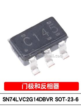 乐熠 SN74LVC2G14DBVR SOT23-6 丝印C145 双路施密特触发反相器IC