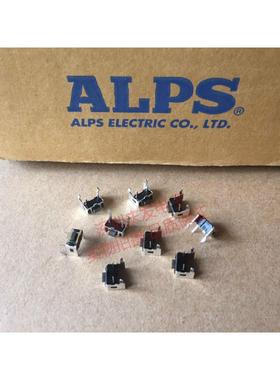 SKHLLDA010进口日本ALPS轻触开关3*6*5带支架侧插2脚卧式按键微动