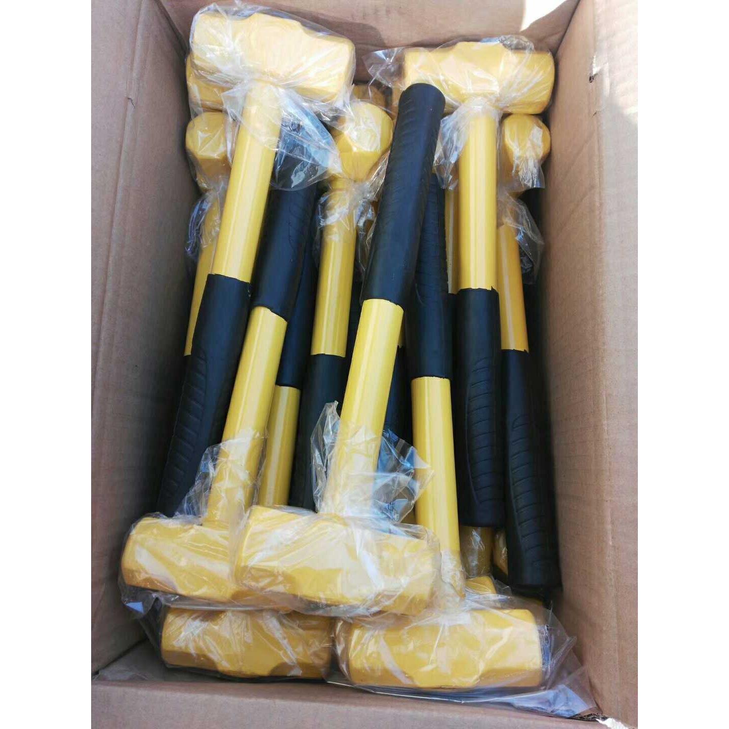 铁把八角锤大铁锤石工锤消防锤铁榔头大榔头木柄锤方头锤子4/3/2p