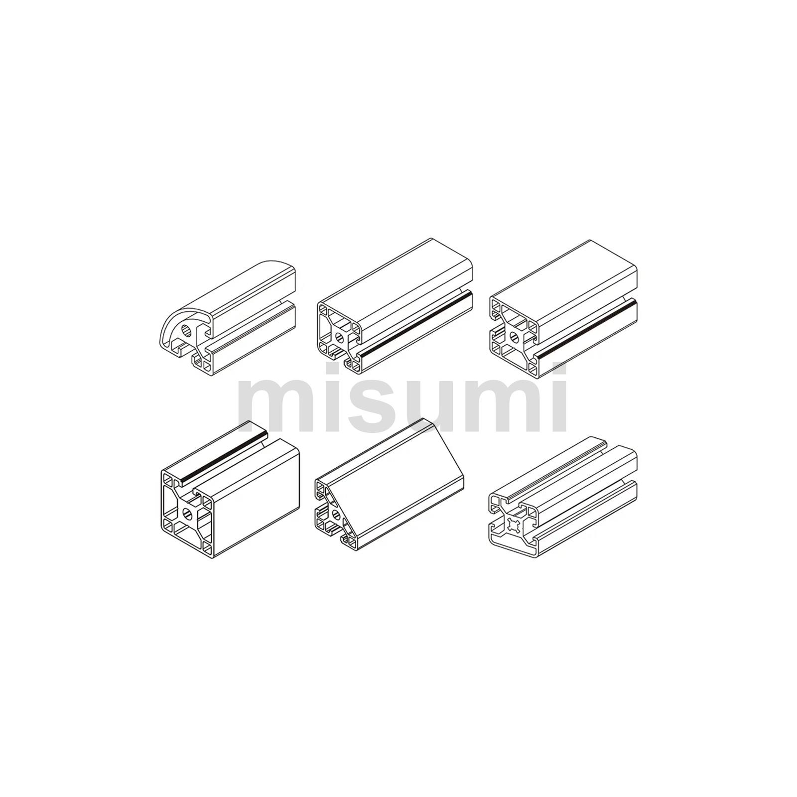 经济型 米思米 欧标40型材 槽宽8mm  LCFC8-4040-3000 MISUMI