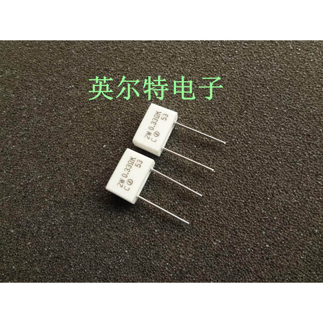 进口日本NOBLE无感水泥电阻2W0.33R 2W0.33欧 2W0.33ohm 2W330mR