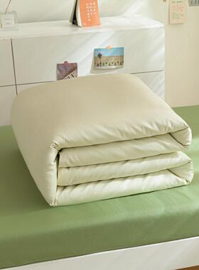 新套tT5hGdA款简约双纯棉四件单双人全棉床笠拼床款被罩单学生宿