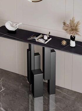 意式轻奢岩玄关入户15309靠墙板窄子现代艺术装桌饰柜客厅酒店端