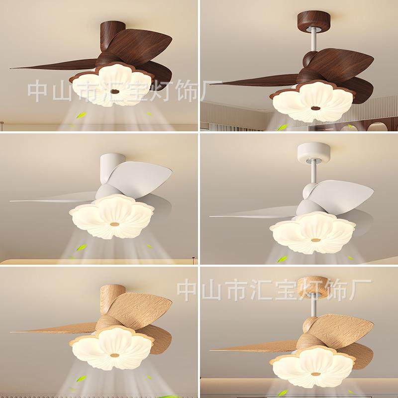 新款奶油风花51朵顶风扇护卧室吊吸扇灯静音餐灯厅灯风扇一体吊眼,家装灯饰光源,风扇灯,淘宝优惠券,粉丝福利购,淘宝优惠卷