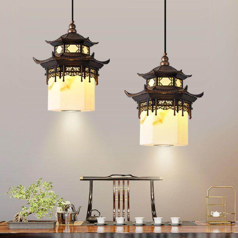 美学中古式吊灯895仿餐凉亭建筑房古子茶厅室民宿玄关过道灯,家装灯饰光源,智能吊灯,淘宝优惠券,粉丝福利购,淘宝优惠卷