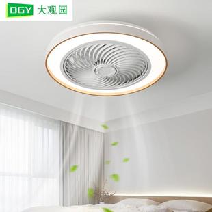 顶现风扇灯代简约卧室风扇风灯带遥吸控家用客厅餐厅扇吸顶无品牌