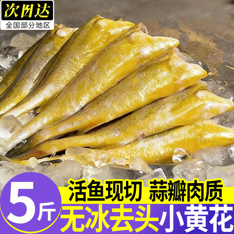 海捕去头免处理速冻小黄花鱼