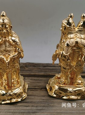 12cm高双身毗沙门天 双身敬爱天